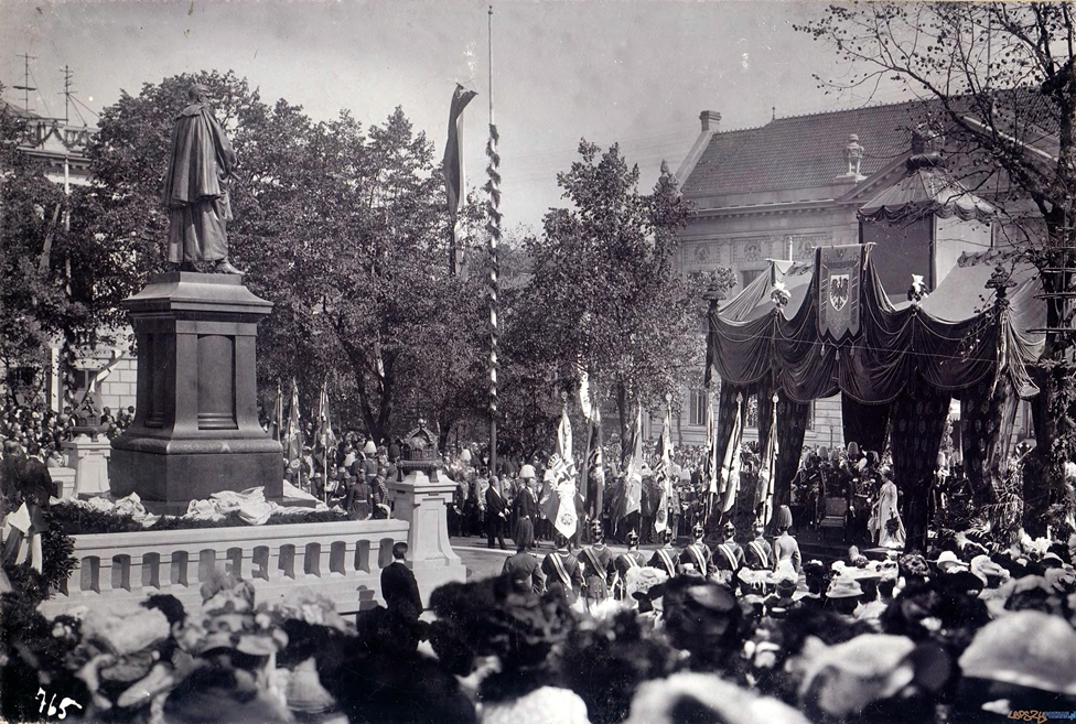 Dni-Cesarskie-4-wrzesnia-1902-odsloniecie-pomnika-Fryderyka-III